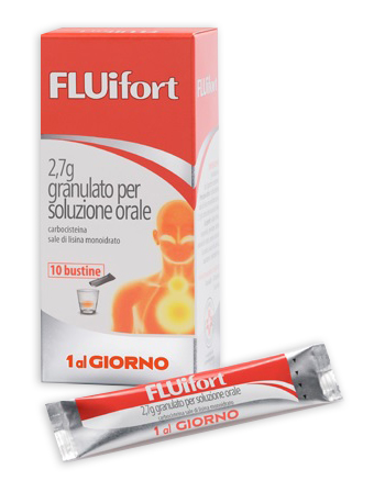 Fluifort 2,7 g granulato per soluzione orale - 10 bustine