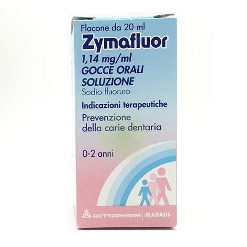 Zymafluor 1,14 mg/ml gocce orali, soluzione - 1 flacone 20 ml