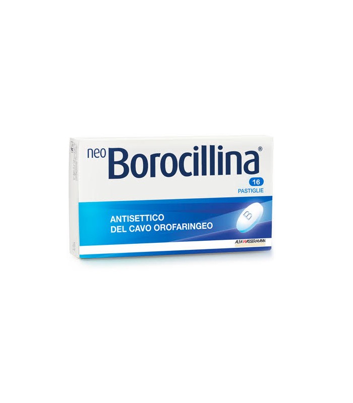 Neo borocillina 1,2 mg + 20 mg pastiglie 16 pastiglie in blisterpvc-pe-pvdc/al