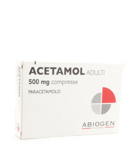 Acetamol adulti 500 mg compresse 20 compresse