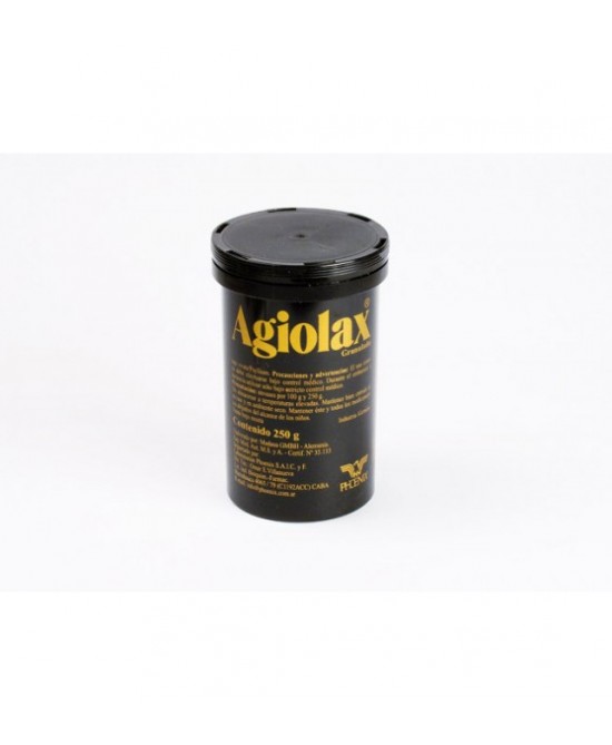 Agiolax granulato 1 contenitore in carta/al da 250 g con cucchiaio dosatore