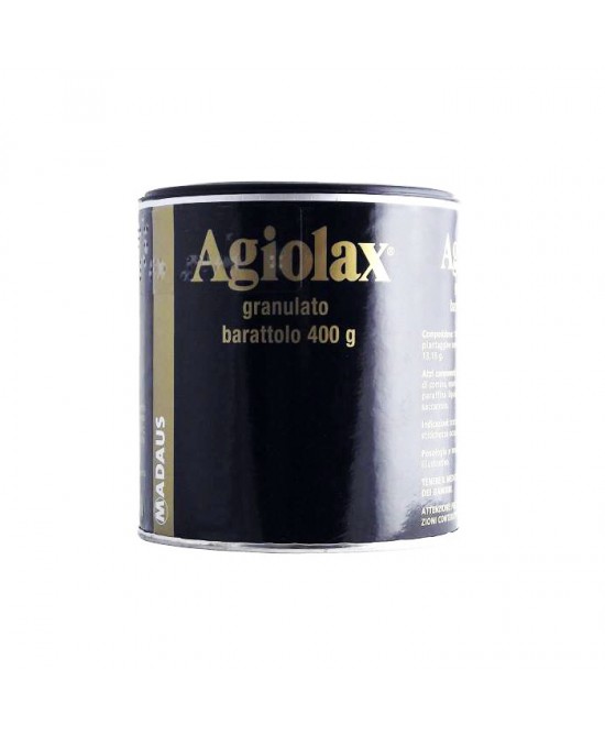 Agiolax granulato 1 contenitore in carta/al da 400 g con cucchiaio dosatore
