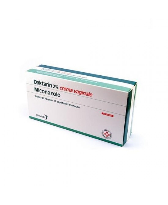 Daktarin 20 mg/g crema vaginale - 1 tubo da 78 g con 16 applicatori monouso
