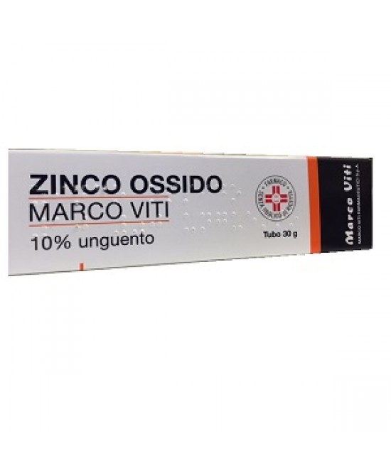 Zinco ossido marco viti 10% unguento - tubo 30 g