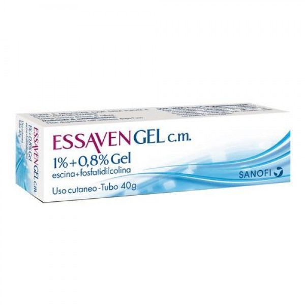 Essaven 10 mg/g + 8 mg/g gel, tubo da 80 g