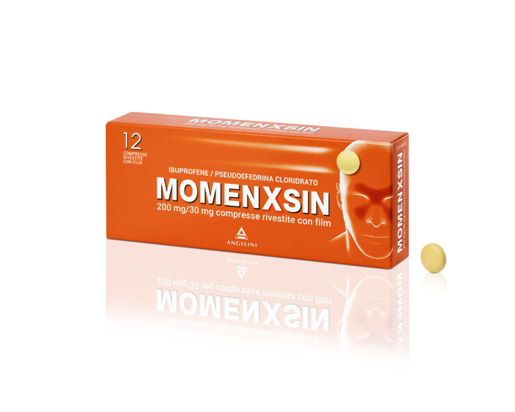 Momenxsin 200 mg/30 mg compresse rivestite con film 12 compresse in blister pvc/pvdc/al