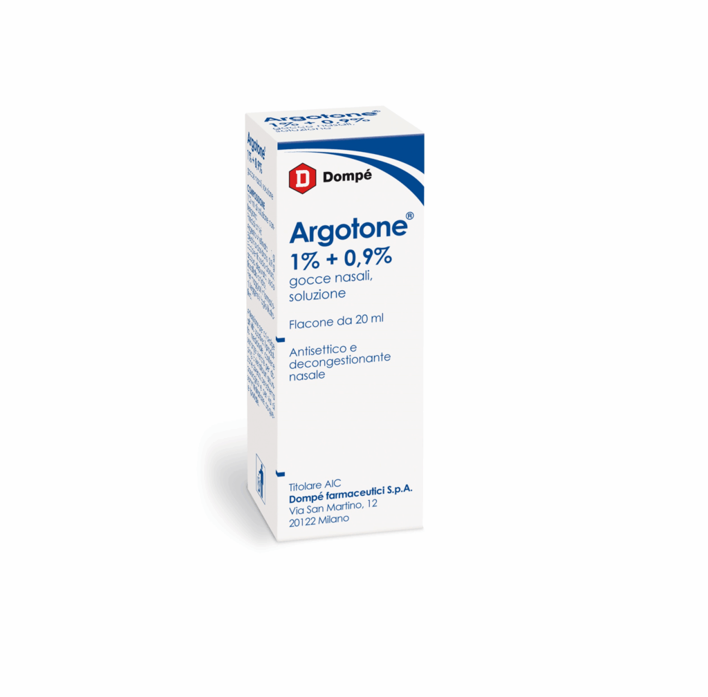 Argotone 1% + 0,9% gocce nasali - 1 flacone da 20 ml