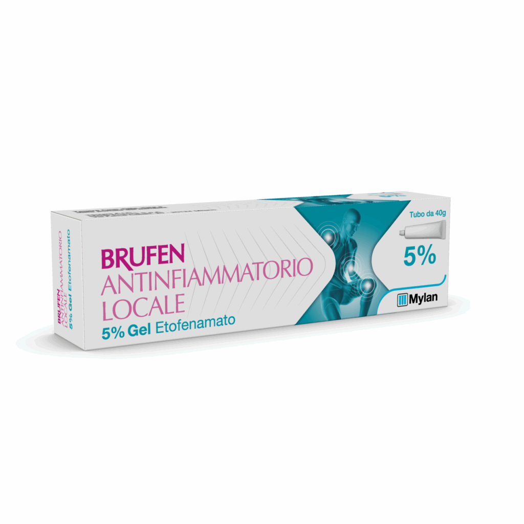 Brufen antinfiammatorio locale 5% gel - tubo 40 g