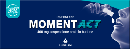 Momentact 400 mg sospensione orale in bustine 8 bustine pet/al/pe da 10 ml