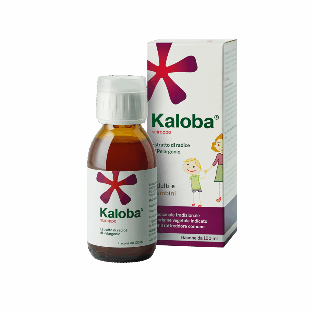Kaloba sciroppo flacone da 100 ml con bicchiere dosatore