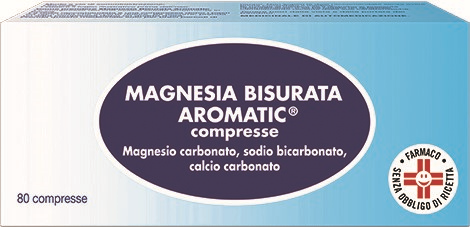 Magnesia bisurata aromatic pastiglie 80 pastiglie