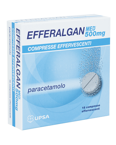 Efferalganmed 500 mg compresse effervescenti 16 compresse