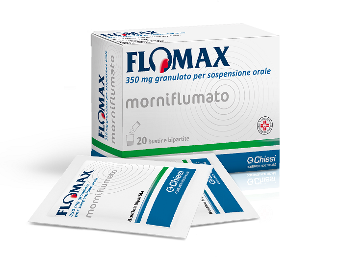 Flomax 350 mg granulato per sospensione orale 20 bustine in pe/ai/carta