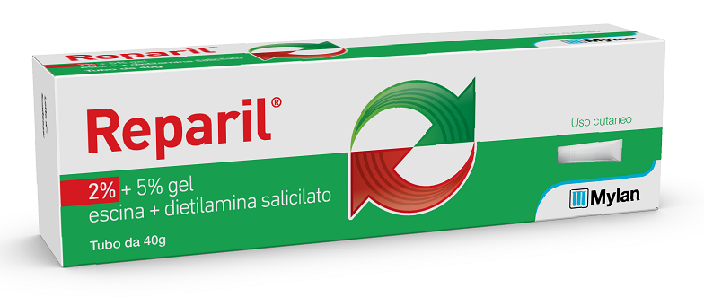 Reparil 2% + 5% gel - tubo 40 g
