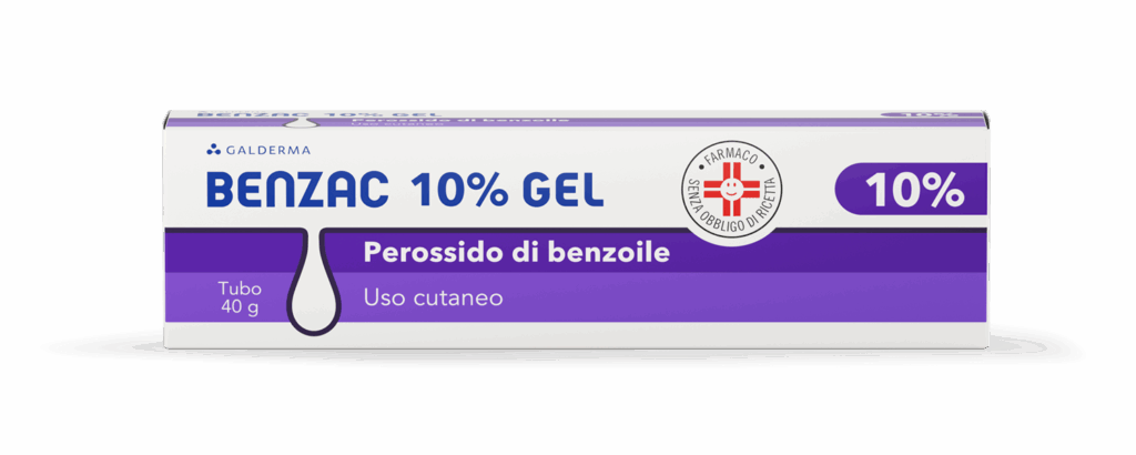 Benzac 10% gel - tubo 40 g