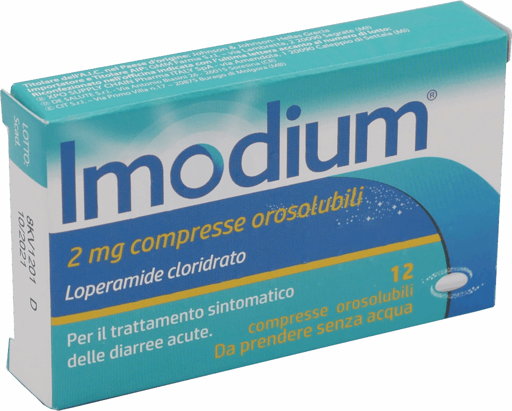 Imodium 2 mg compresse orosolubili 12 compresse