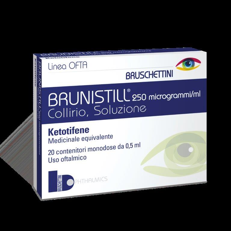 Brunistill 0,025% collirio, soluzione - 20 contenitori monodose