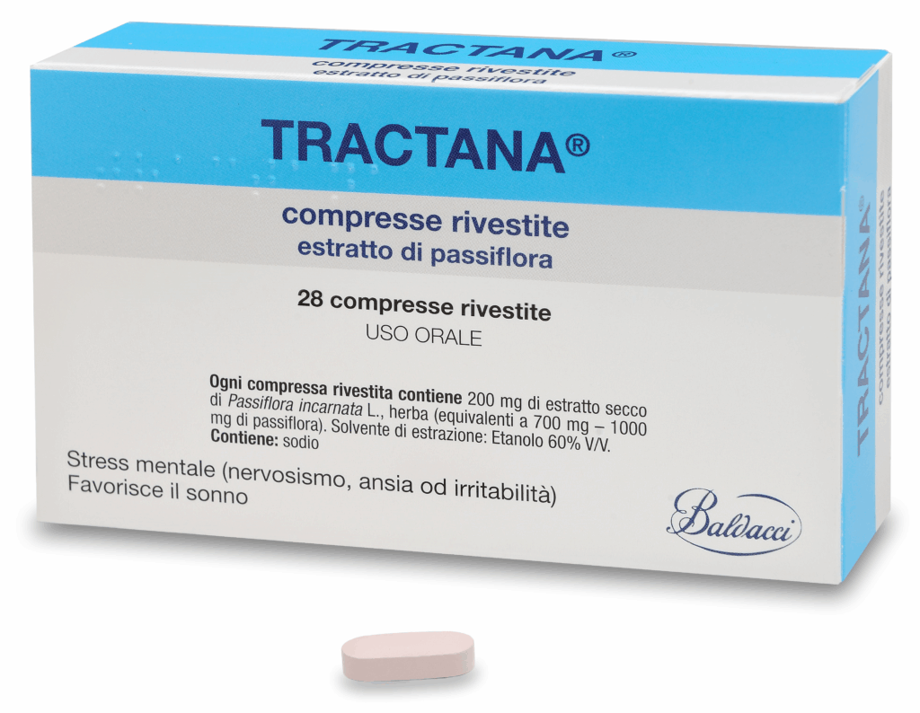 Tractana compresse rivestite 28 compresse in blister pvc/ldpe/pvdc-al