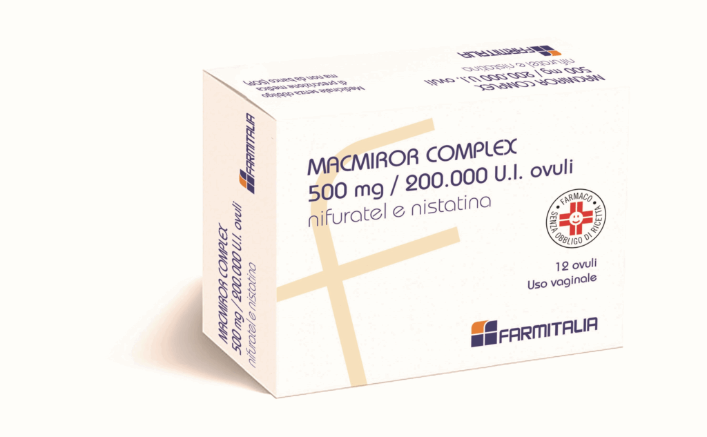 Macmiror complex 500 mg + 200.000 ui capsule molli vaginali 12 capsule in blister al/pvcpvdc