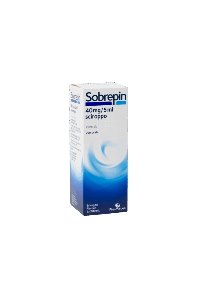 Sobrepin 40 mg/5 ml sciroppo - flacone da 200 ml