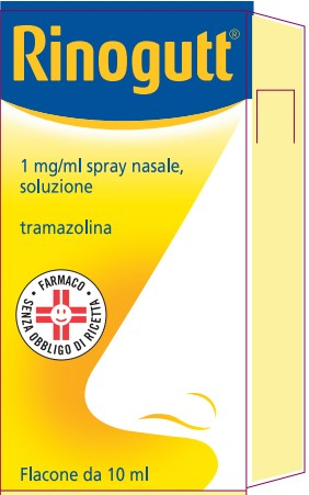 Rinogutt 1 mg/ml spray nasale, soluzione - 1 flacone da 10 ml
