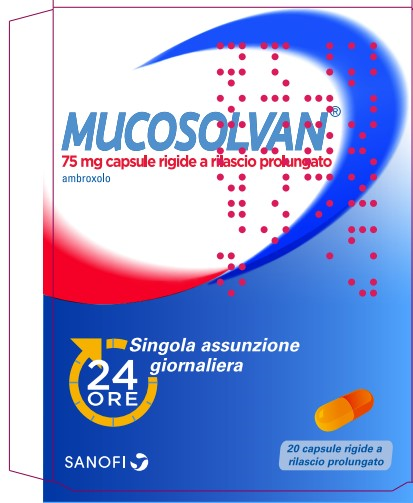 Mucosolvan 75 mg capsule rigide a rilascio prolungato - 20 capsule