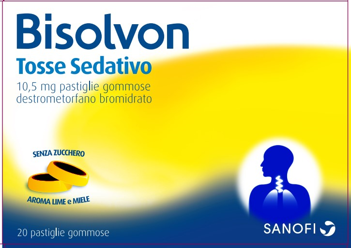 Bisolvon tosse sedativo 10,5 mg pastiglie gommose - 20 pastiglie gommose