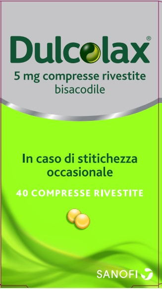 Dulcolax 5 mg compresse rivestite 40 compresse rivestite in blister pvc/pvdc/al