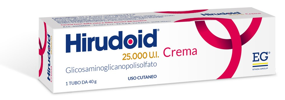 Hirudoid 25.000 ui crema - tubo 40 g