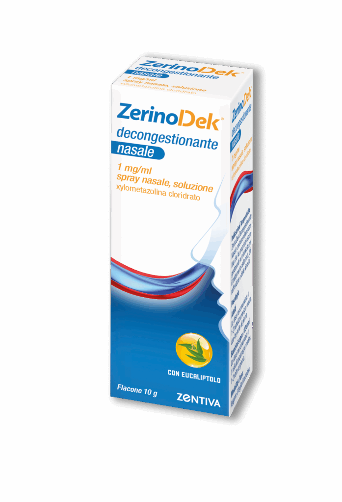 Zerinodek decongestionante nasale 0,1% spray nasale, soluzione - flacone 10 g