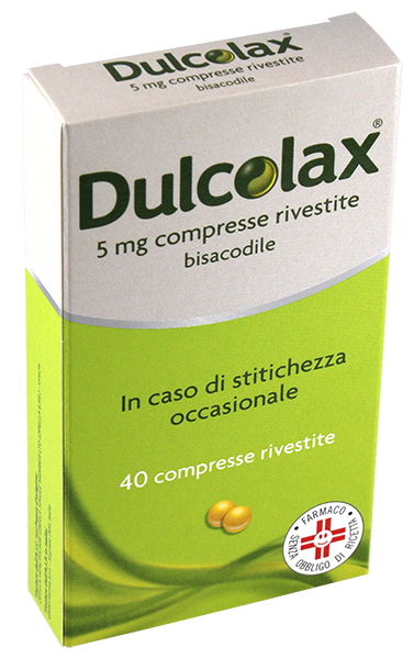Dulcolax 5 mg compresse rivestite, 40 compresse in blister pvc/pvdc