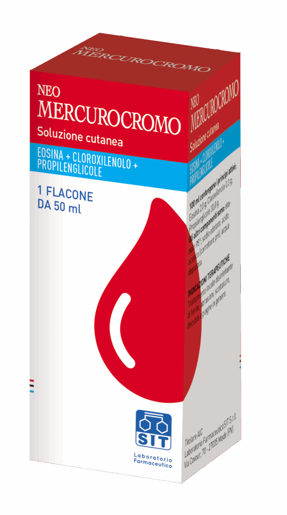 Neomercurocromo soluzione cutanea 1 flacone 50 ml