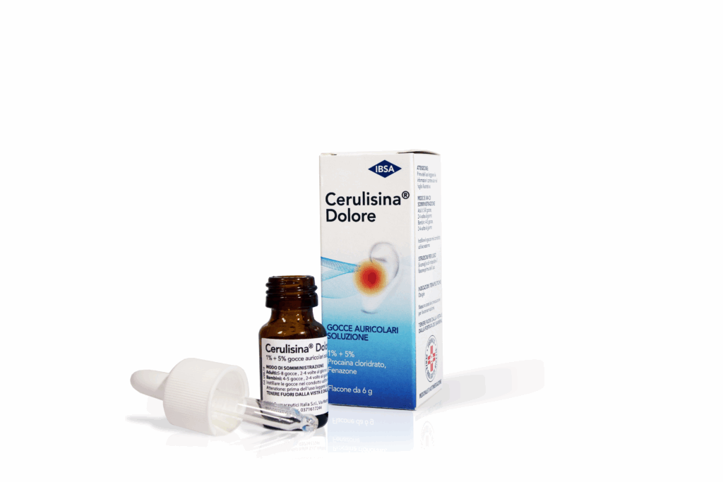 Cerulisina dolore 1% + 5% gocce auricolari, soluzione - 1 flacone contagocce 10 ml