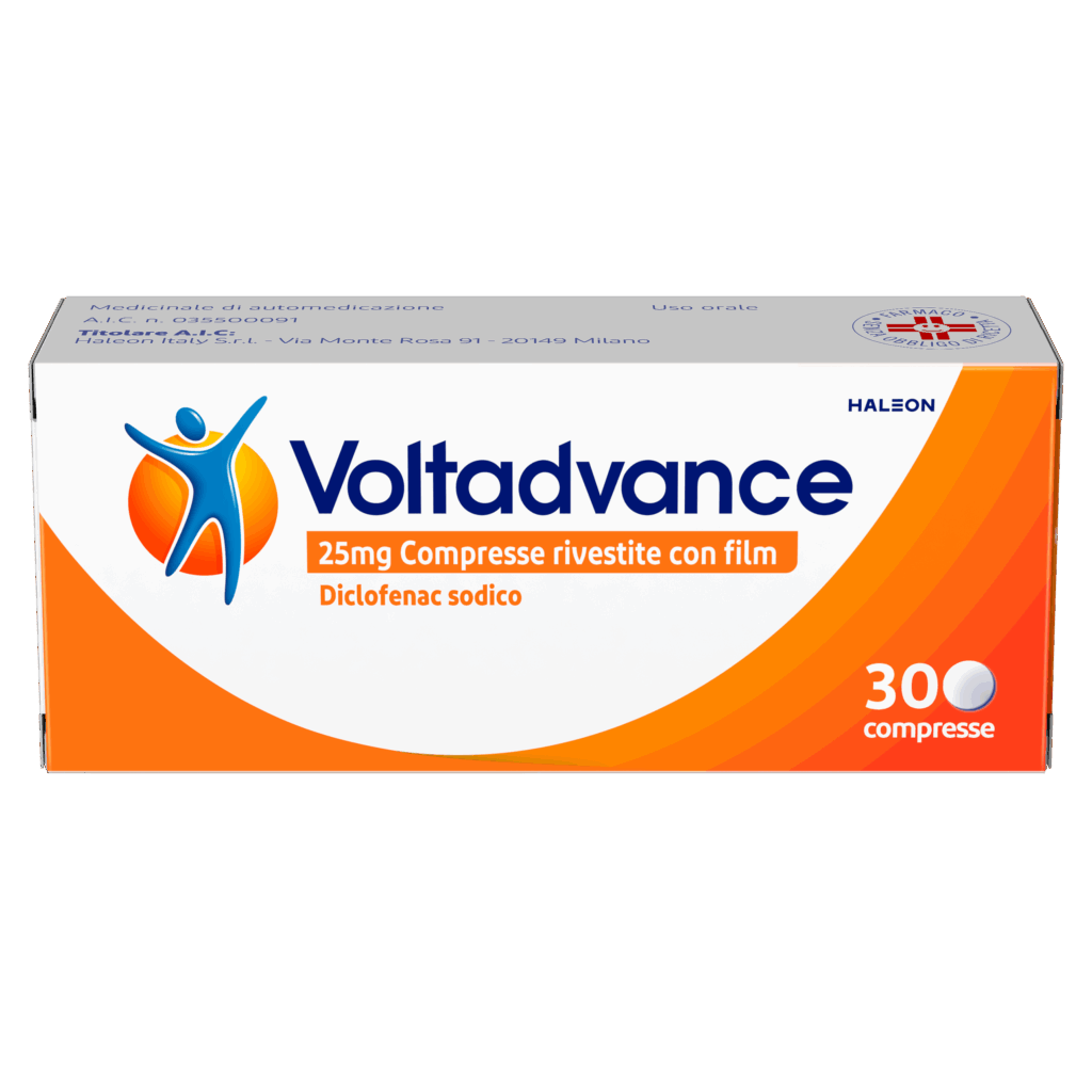 Voltadvance 25 mg compresse rivestite con film 30 compresse in blister opa/al/pvc/al