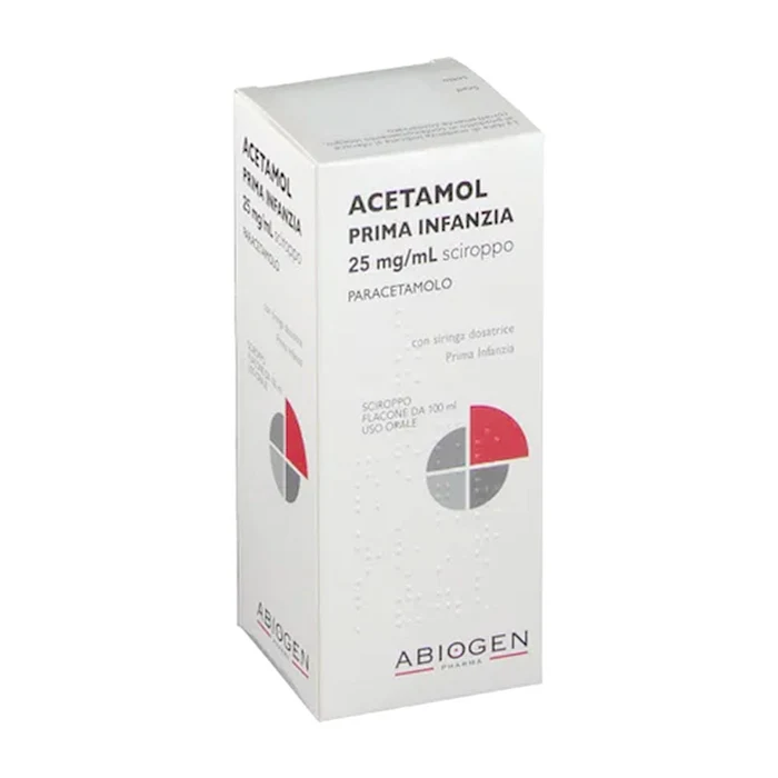 Acetamol prima infanzia 25 mg/ml sciroppo 1 flacone 100 ml