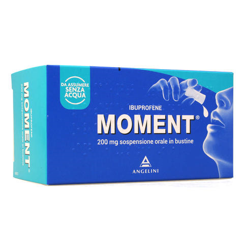 Moment 200 mg sospensione orale in bustine 8 bustine pet/al/pe da 5 ml