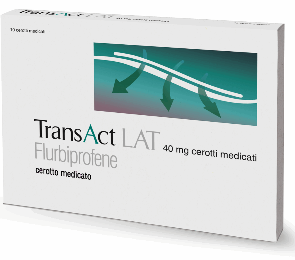 Transact lat 40 mg cerotti medicati - 10 cerotti