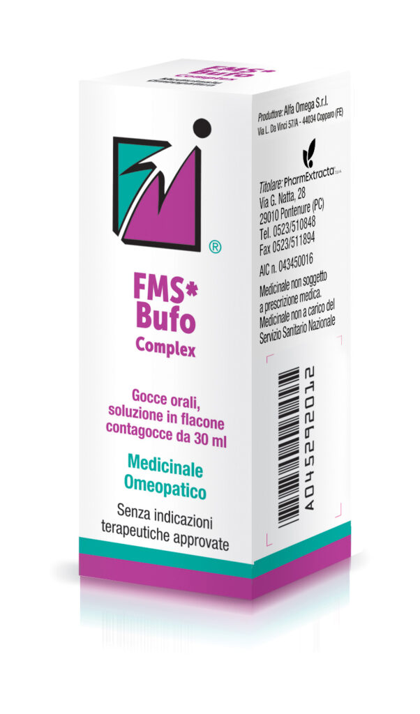 Fms*bufo complex gocce orali soluzione, flacone contagocce in vetro da 30 ml