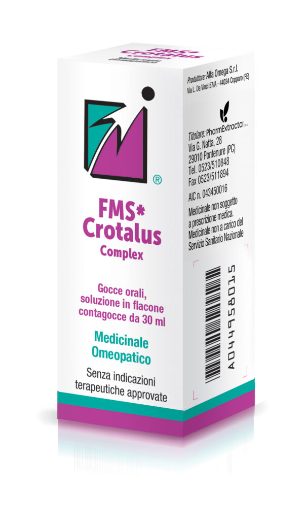 Fms*crotalus complex gocce orali soluzione flacone in vetro con contagocce da 30 ml