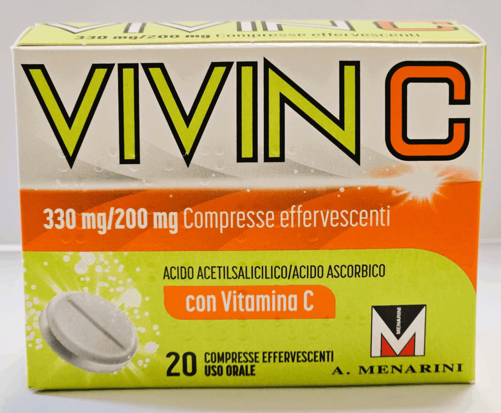 Vivin c 330 mg + 200 mg compresse effervescenti - 20 compresse