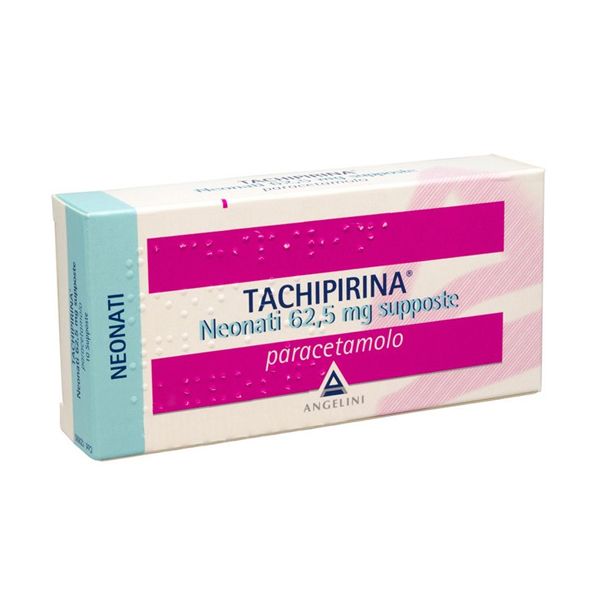 Tachipirina neonati 62, 5 mg supposte 10 supposte