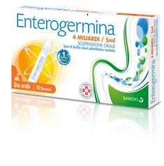 Enterogermina 4 miliardi/5 ml sospensione orale - 10 flaconcini