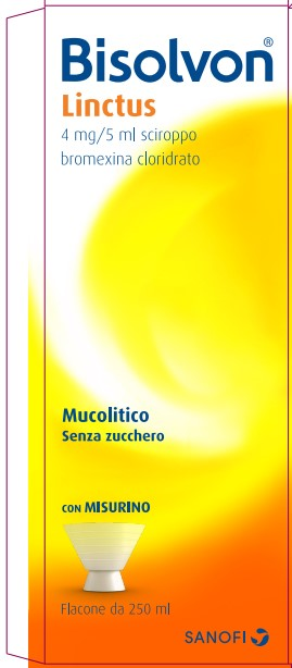Bisolvon 4 mg/5 ml sciroppo - flacone 250 ml gusto ciliegia-cioccolato