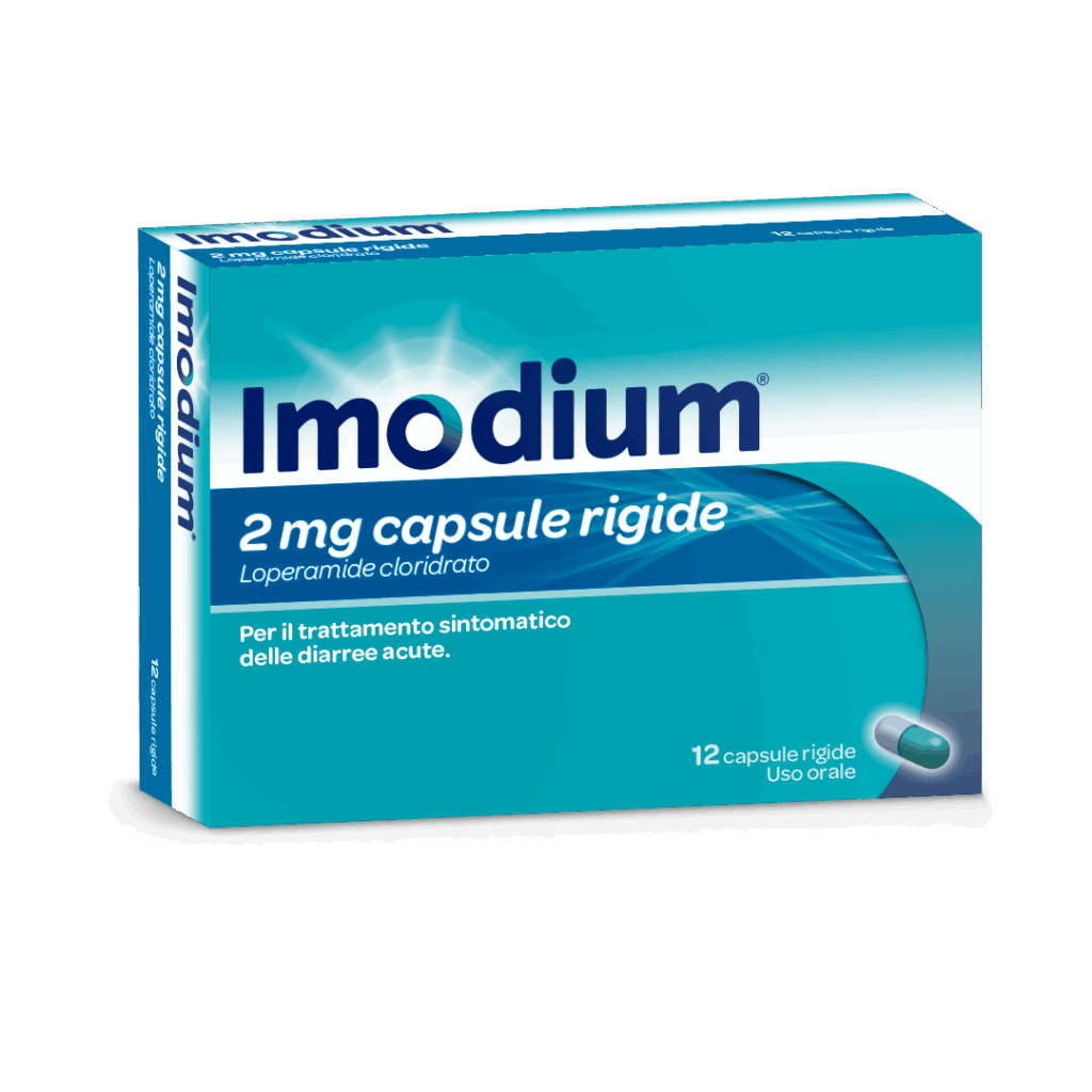 Imodium 2 mg capsule rigide 12 capsule in blister pvc/al
