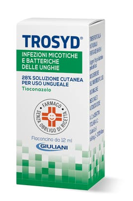Trosyd 28% soluzione cutanea per uso ungueale flaconcino 12 ml