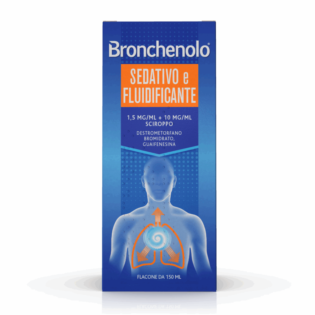 Bronchenolo sedativo e fluidificante 1,5 mg/ml + 10 mg/ml sciroppo - flacone 150 ml