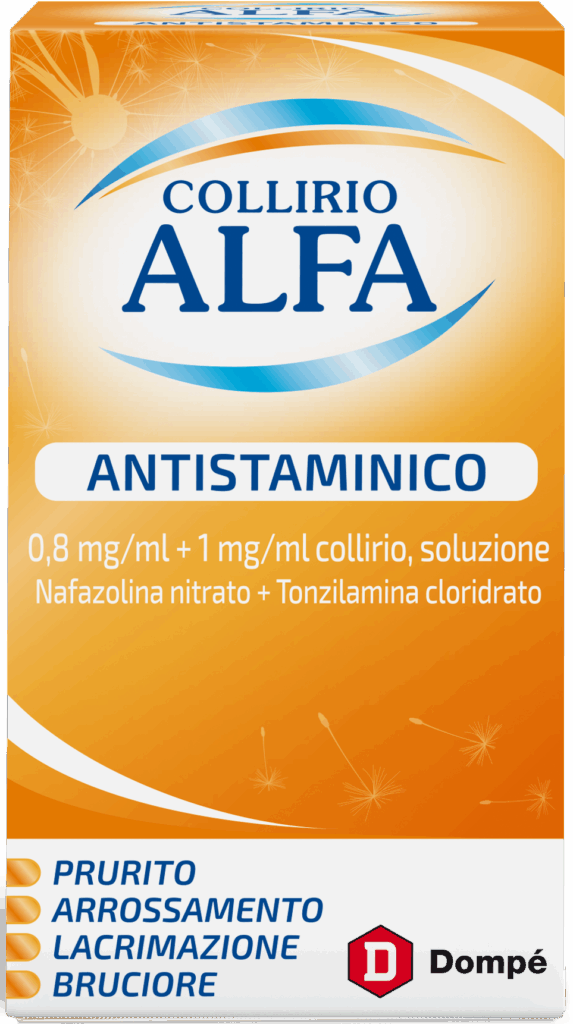 Collirio alfa antistaminico 0,8 mg/ml + 1 mg/ml collirio, soluzione - flacone 10 ml