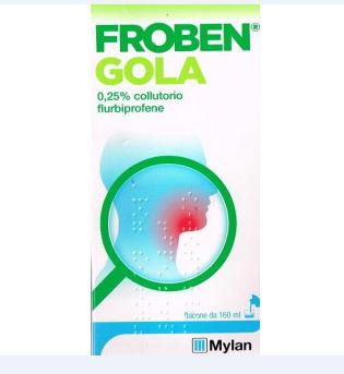 Froben gola 0,25% collutorio - flacone da 160 ml