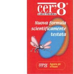 Cer - 8 cuscinetti adesivi anti zanzare scatola da 48 cuscinetti