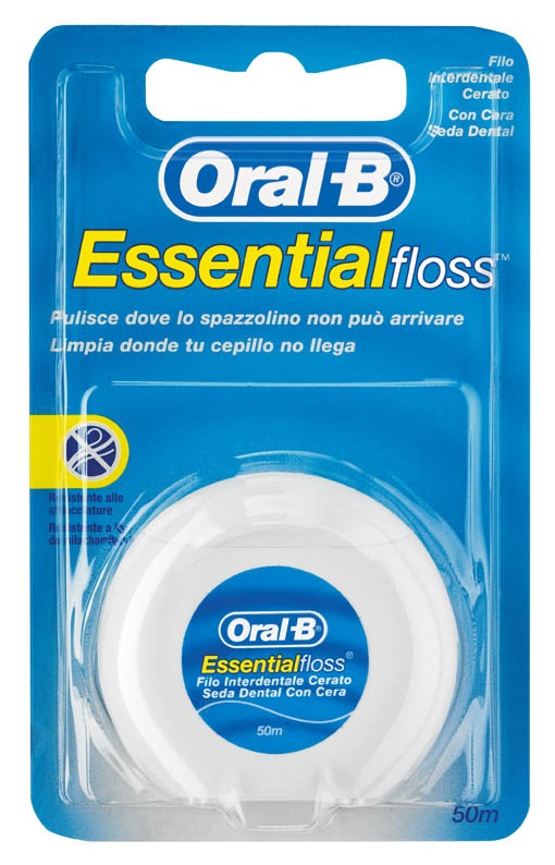 Oralb essentialfloss filo interdentale cerato